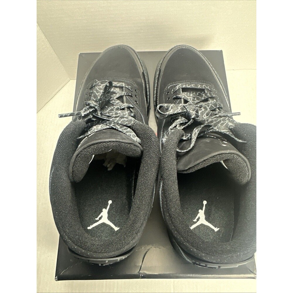 Size 10 - Jordan 3 Retro Black Cat OG All 2025 Worn Twice | TRUSTED SELLER!! - Picture 5 of 7